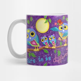 Funny Owl Family Mug